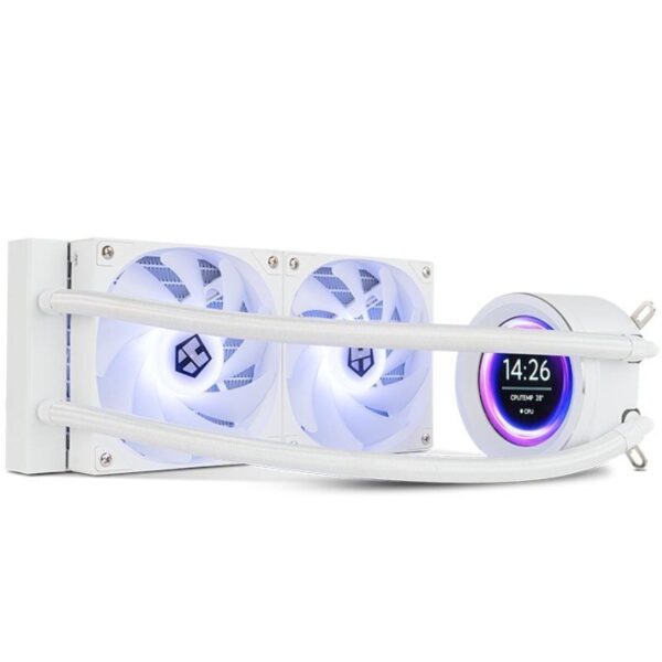 Sistema de Refrigeración Líquida Nox X-240 LCD/ Blanco 8436587975073 NXHUMMERX240LCDWH NOX-REF X-240 LCD WH