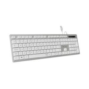 Teclado Subblim Wired Ergo Keys Silent Flat HQ/ Plata 8436586741907 SUBKBC-0EKE20 SUB-TEC KBC-0EKE20