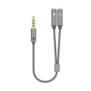 Adaptador Aisens A128-0415/ Jack 3.5 Macho - 2x Jack 3.5 Hembra/ 25cm/ Gris 8436574704754 A128-0415 AIS-ADP JACK A128-0415