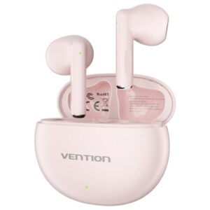 Auriculares Bluetooth Vention ELF 06 NBKP0 con estuche de carga/ Autonomía 6h/ Rosas 6922794781283 NBKP0 VEN-AUR ELF 06 NBKP0