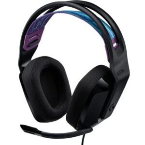 Auriculares Gaming con Micrófono Logitech G335/ Jack 3.5/ Negros 5099206094789 981-000978 LOG-AUR G335 BK