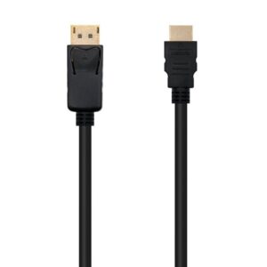 Cable Conversor Nanocable 10.15.4310/ Displayport Macho - HDMI Macho/ 10m/ Negro 8433281013223 10.15.4310 NAN-CAB 10 15 4310