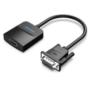 Cable Conversor Vention ACNBB/ VGA Macho - HDMI Hembra/ 15cm/ Negro 6922794735231 ACNBB VEN-ADP CONV ACNBB