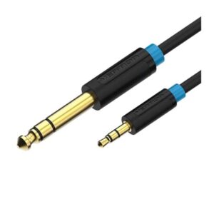 Cable Estéreo Vention BABBI/ Jack 6.5 Macho - Jack 3.5 Macho/ 3m/ Negro 6922794728295 BABBI VEN-CAB BABBI