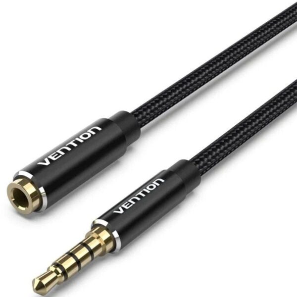 Cable Estéreo Vention BHCBD/ Jack 3.5 Macho - Jack 3.5 Hembra/ 50cm/ Negro 6922794765658 BHCBD VEN-CAB BHCBD