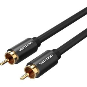 Cable Estéreo Vention VAB-R09-B150/ RCA Macho - RCA Macho/ 1.5m/ Negro 6922794740815 VAB-R09-B150 VEN-CAB VAB-R09-B150