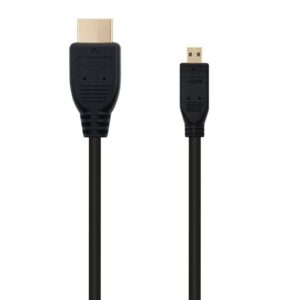 Cable Micro HDMI Nanocable 10.15.3502/ HDMI Macho - Micro HDMI Macho/ 1.8m/ Negro 8433281006515 10.15.3502 NAN-CAB 10 15 3502