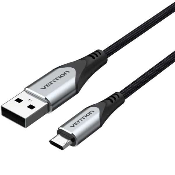 Cable USB 2.0 Vention COCHF/ microUSB Macho - USB Macho/ 480Mbps/ 1m/ Gris 6922794752429 COCHF VEN-CAB COCHF