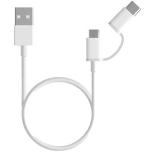 Cable USB 2.0 Xiaomi Mi 2-in-1 USB Cable SJV4082TY USB Macho - Micro USB Macho/ USB Tipo-C Macho/ 1m/ Blanco 6970244524911 SJV4082TY XIA-CAB SJV4082TY