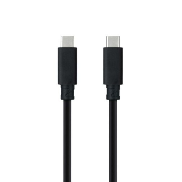 Cable USB 3.1 Tipo-C Nanocable 10.01.4101-L150/ USB Tipo-C Macho - USB Tipo-C Macho/ 1.5m/ Negro 8433281012479 10.01.4101-L150 NAN-CAB 10 01 4101-L150