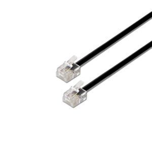 Cable de Teléfono RJ11 6P4C Aisens A143-0319/ 2m/ Negro 8436574703184 A143-0319 AIS-CAB A143-0319