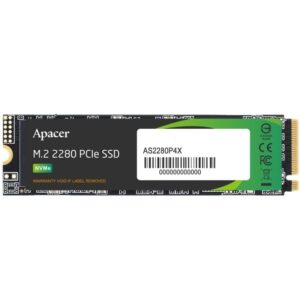 Disco SSD Apacer AS2280P4X 512GB/ M.2 2280 PCIe/ Full Capacity 4712389919748 AP512GAS2280P4X-1 APA-SSD AS2280P4X 512GB