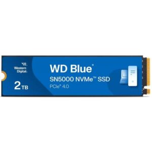 Disco SSD Western Digital WD Blue SN5000 2TB/ M.2 2280 PCIe 718037893228 WDS200T4B0E KIN-SSD M2 BL SN5000 2TB