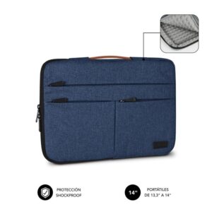 Funda Subblim Air Padding 360 Sleeve para Portátiles hasta 14"/ Azul 8436586742690 SUBLS-AP36003 SUB-FUNDA AP360 14 BL