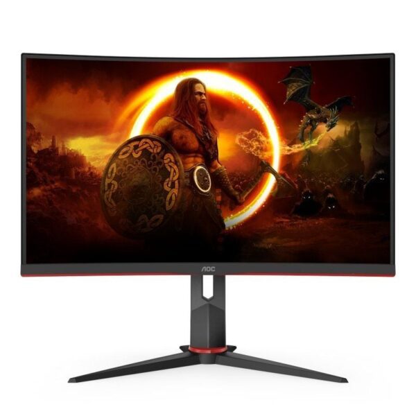 Monitor Gaming Curvo AOC C27G2ZU/BK 27"/ Full HD/ 0.5ms/ 240Hz/ VA/ Multimedia/ Regulable en altura/ Negro 4038986187374 C27G2ZU/BK AOC-M C27G2ZU BK