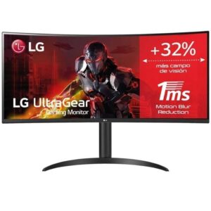 Monitor Gaming Ultrapanorámico Curvo LG UltraGear 34WP65CP-B 34"/ WQHD/ 1ms/ 160Hz/ VA/ Multimedia/ Negro 8806091970589 34WP65CP-B LG-M 34WP65CP-B