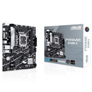 Placa Base Asus PRIME B760M-K Socket 1700/ Micro ATX 4711387198506 90MB1FI0-M1EAY0 ASU-PB PRIME B760M-K