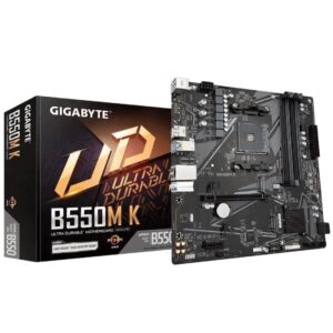 Placa Base Gigabyte B550M K Socket AM4/ Micro ATX 4719331852764 9MB55MK-00-11 GIG-PB B550M K