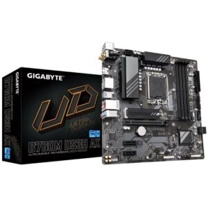 Placa Base Gigabyte B760M DS3H AX Socket 1700/ Micro ATX 4719331851767 9MB76M3X5-00-12 GIG-PB B760M DS3H AX