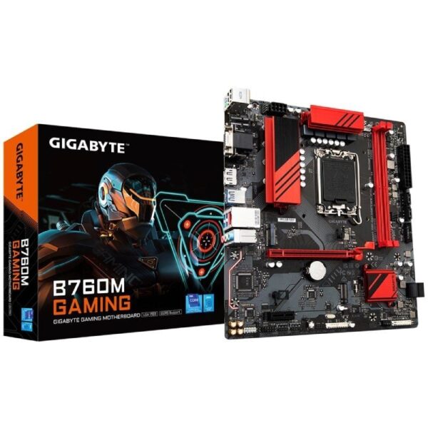 Placa Base Gigabyte B760M GAMING Socket 1700/ Micro ATX 4719331853686 9MB76MG5-00-12 GIG-PB B760M GAMING