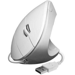 Ratón Ergonómico Subblim Glide Vertical Ergo Wired/ Hasta 1600 DPI/ Blanco 8436586743048 SUBMO-EDGVU02 SUB-MOU G VERT ERGO WIRED WH