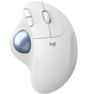 Ratón Trackball Inalámbrico por Bluetooth Logitech ERGO M575/ Hasta 2000 DPI/ Blanco Crudo 5099206092280 910-005870 LOG-MOU ERGO M575 WH