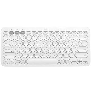 Teclado Compacto Inalámbrico por Bluetooth Logitech K380/ Blanco 5099206089075 920-009588 LOG-TEC 920-009588