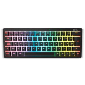 Teclado Gaming Mecánico Krom Kreator/ Negro 8436587974489 NXKROMKREATORSP KROM-TEC KREATOR