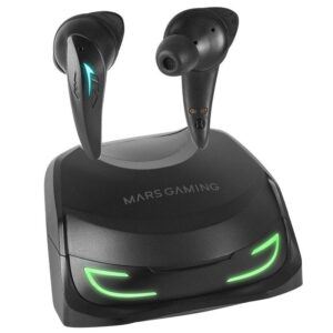 Auriculares Bluetooth Mars Gaming MHI-Ultra con estuche de carga/ Autonomía 7-8h/ Negros 8435693100102 MHIULTRA TAC-AUR MHI-ULTRA BK