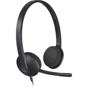 Auriculares Logitech H340/ con Micrófono/ USB/ Negros 5099206038844 981-000475 LOG-AUR 981-000475