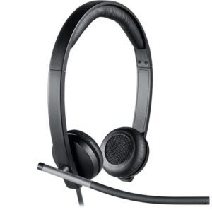 Auriculares Logitech H650e/ con Micrófono/ USB/ Negros 5099206041196 981-000519 LOG-AUR H650E