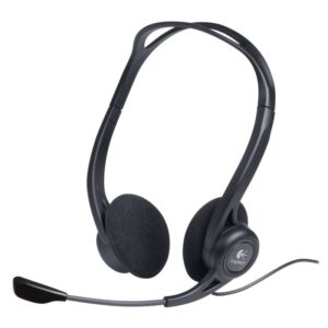 Auriculares Logitech Headset PC 960/ con Micrófono/ USB/ Negros 5099206008441 981-000100 LOG-O 981-000100