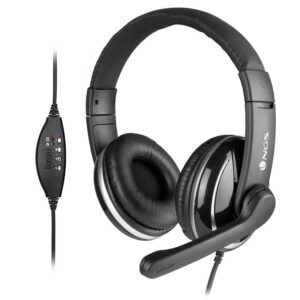 Auriculares NGS VOX 800 USB/ con Micrófono/ USB/ Negros 8435430615890 VOX800USB NGS-AUR VOX800USB