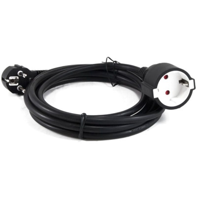 Cable Alargador de Alimentación 3GO AL3M/ CEE7 Macho - CEE7 Hembra/ 3m/ Negro 8436531552442 AL3M 3GO-CAB AL3M