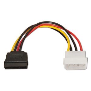 Cable Alimentación SATA Aisens A131-0158/ Molex 4 PIN Macho - SATA Hembra/ Hasta 54W/ 16cm 8436574701579 A131-0158 AIS-CAB A131-0158