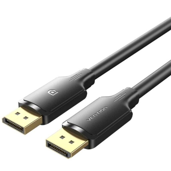 Cable Conversor Vention HAKBH/ DisplayPort Macho - DisplayPort 4K Macho/ 2m/ Negro 6922794775787 HAKBH VEN-CAB HAKBH