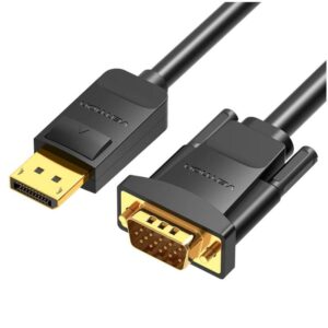 Cable Conversor Vention HBLBH/ DisplayPort Macho - VGA Macho/ 2m/ Negro 6922794746770 HBLBH VEN-CAB HBLBH