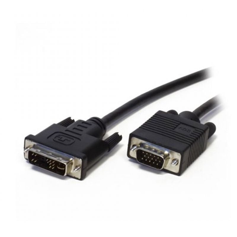 Cable DVI 3GO CDVIVGA/ DVI-I Macho - HD DSUB Macho/ 2m/ Negro 8436531551391 CDVIVGA 3GO-CAB CDVIVGA