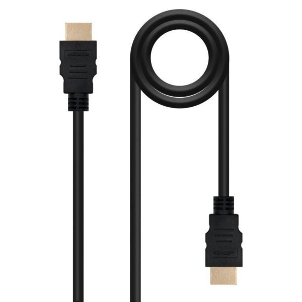 Cable HDMI 1.4 Nanocable 10.15.1700/ HDMI Macho - HDMI Macho/ 1m/ Negro 8433281011885 10.15.1700 NAN-CAB HDMI 10 15 1700