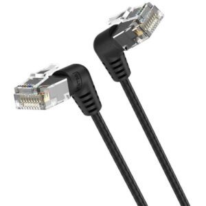 Cable de Red RJ45 UTP Vention IBOBF Cat.6A/ 1m/ Cabeza Rotatoria 360º/ Negro 6922794776548 IBOBF VEN-CAB IBOBF