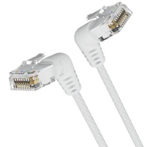 Cable de Red RJ45 UTP Vention IBOWD Cat.6A/ 50cm/ Cabeza Rotatoria 360º/ Blanco 6922794776647 IBOWD VEN-CAB IBOWD