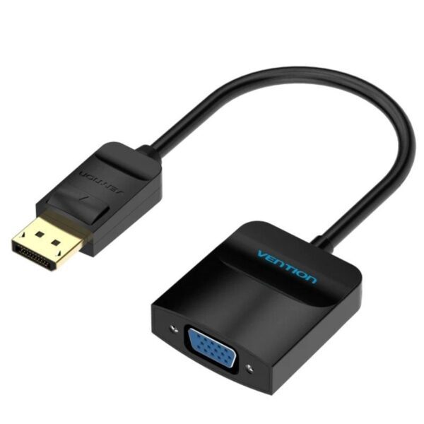 Conversor Vention HBFBB/ DisplayPort Macho - VGA Hembra/ 15cm/ Negro 6922794733329 HBFBB VEN-CAB HBFBB