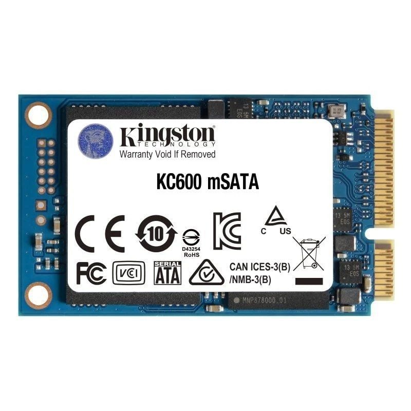 Disco SSD Kingston KC600 512GB/ mSATA/ Full Capacity 740617315998 SKC600MS/512G KIN-SSD MSATA KC600 512G