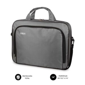 Maletín Subblim Oxford para Portátiles hasta 14"/ Gris 8436586741242 SUB-LB-1OLB031 SUB-MAL LB-1OLB031