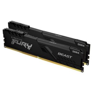 Memoria RAM Kingston FURY Beast 2 x 16GB/ DDR4/ 3200MHz/ 1.35V/ CL16/ DIMM 740617319842 KF432C16BBK2/32 KIN-FB KF432C16BBK2 32