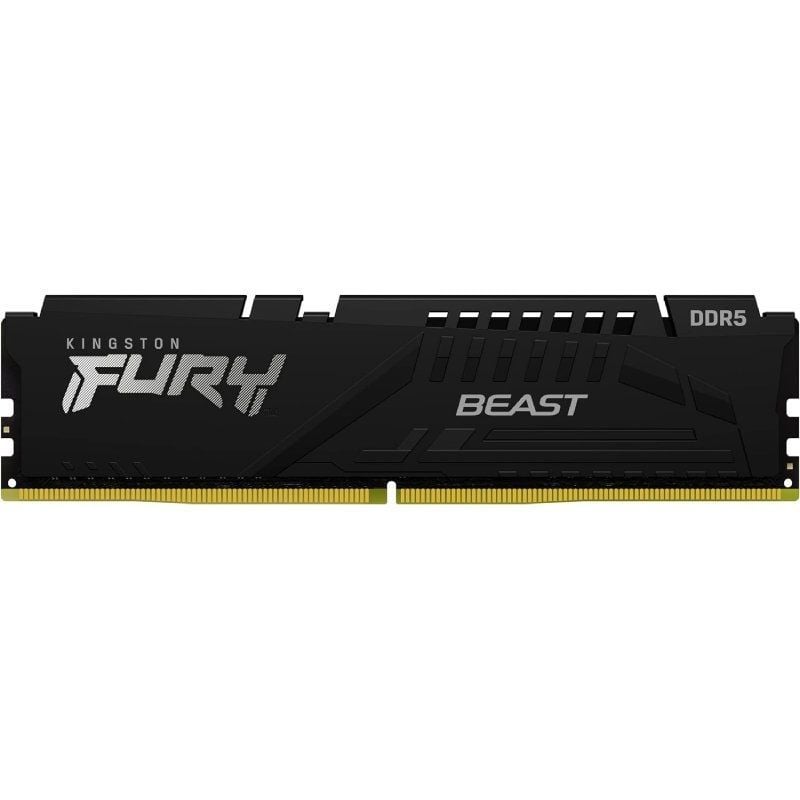 Memoria RAM Kingston FURY Beast 32GB/ DDR5/ 6000MHz/ 1.35V/ CL40/ DIMM 740617331691 KF560C40BB-32 KIN-FB KF560C40BB-32