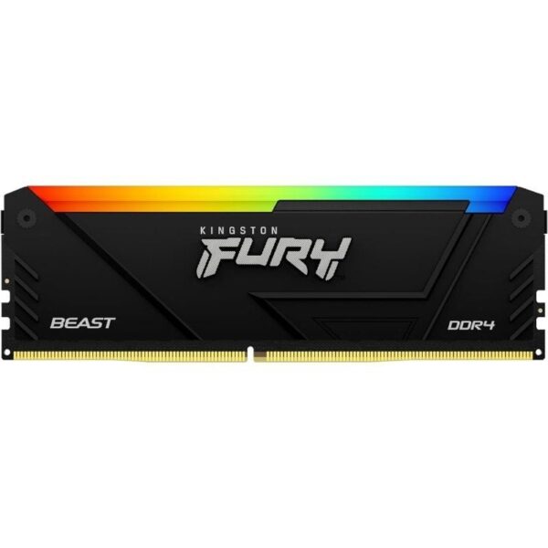 Memoria RAM Kingston FURY Beast RGB 16GB/ DDR4/ 3200MHz/ 1.35V/ CL16/ DIMM 740617337976 KF432C16BB12A/16 KIN-FB KF432C16BB12A 16