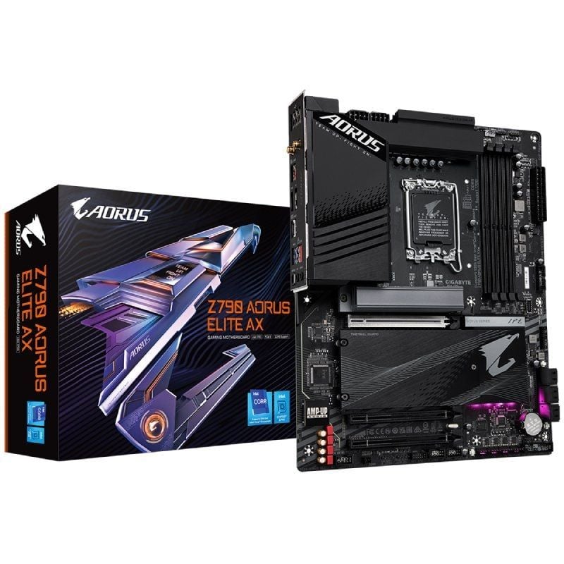 Placa Base Gigabyte Z790 AORUS ELITE AX Socket 1700 4719331849467 9MZ79AELX-00-11 GIG-PB Z790 AORUS ELITE AX