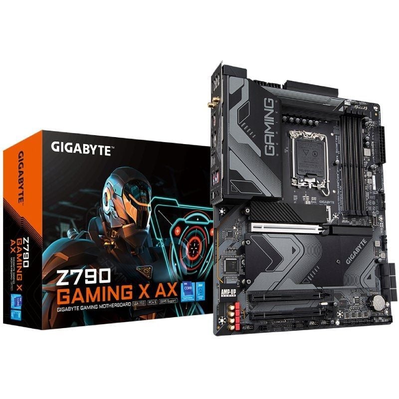 Placa Base Gigabyte Z790 GAMING X AX Socket 1700 4719331850296 9MZ79GAMX-00-21 GIG-PB Z790 GAMING X AX