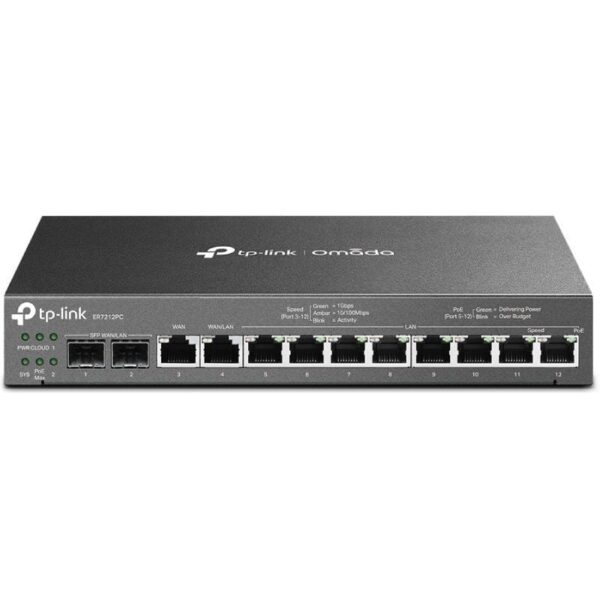 Router VPN TP-Link Omada ER7212PC/ 12 Puertos Multi-WAN 4897098688717 ER7212PC TPL-ROU ER7212PC